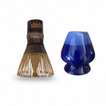 Bamboo Matcha Whisk & Ceramic Stand Shēdo
