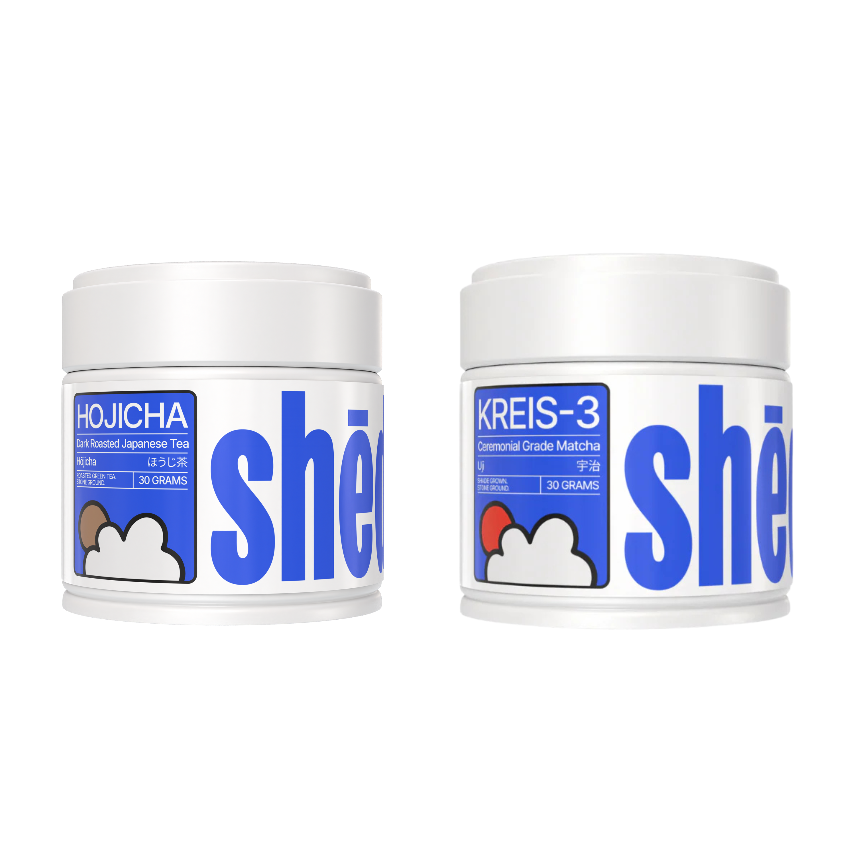 Kreis 3 Uji Matcha & Dark Roast Hojicha Bundle Shēdo